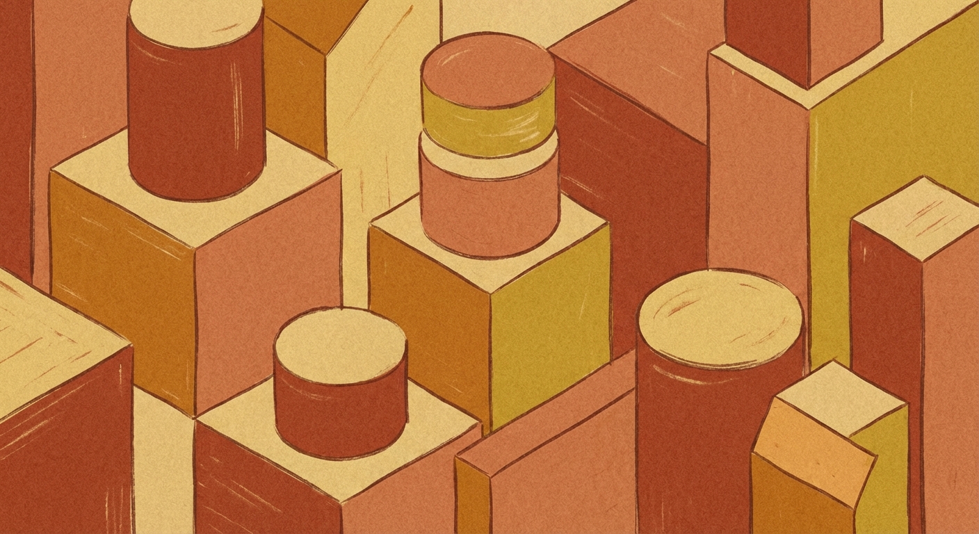 Abstract geometric isometric texture